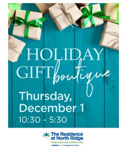 Holiday Gift Boutique Flier