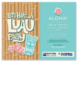 Luau Party invitation
