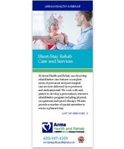Rehab Services Rack Card