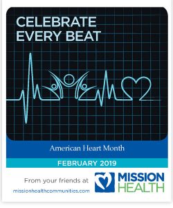 February National Heart Month sticker