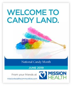 June National Candy Month sticker